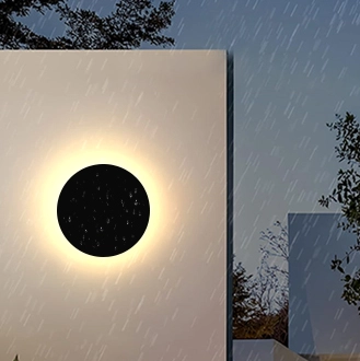Details of LED rechargeable round wall light Waterproof and durable