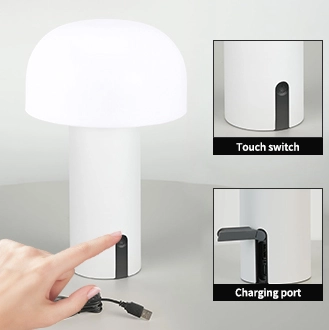 Details of Rechargeable Cordless Mushroom Light Touch switch