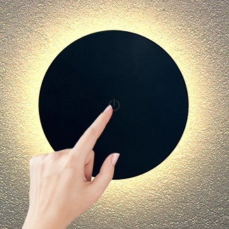 Details of LED rechargeable round wall light Touch switch