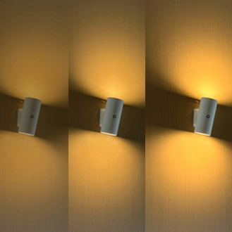 Details of Two-way cylindrical LED wall light Touch switch