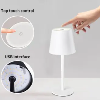 Details of Rechargeable touch-control tall table lamp Touch switch