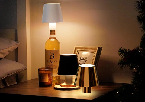 Rechargeable Touch Wireless LED Wine Bottle Light