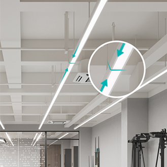 Details of  LED Pendant Light Series Direct splicing without gaps