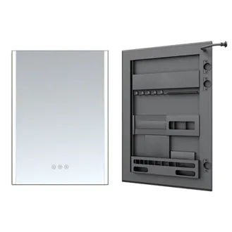 Details of Three-Sided Illuminated Double-Door Medicine Cabinets Product Features
