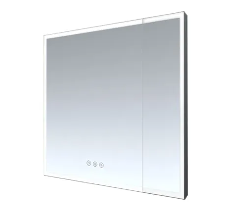 four sided illuminated double door medicine cabinet manufacturer