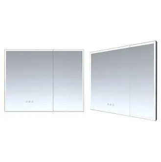 Details of Four-Sided Illuminated Double-Door Medicine Cabinet High Color Rendering Index
