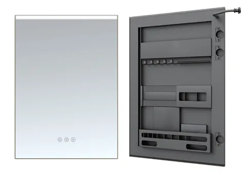 Single-Light Medicine Cabinet with Mirror